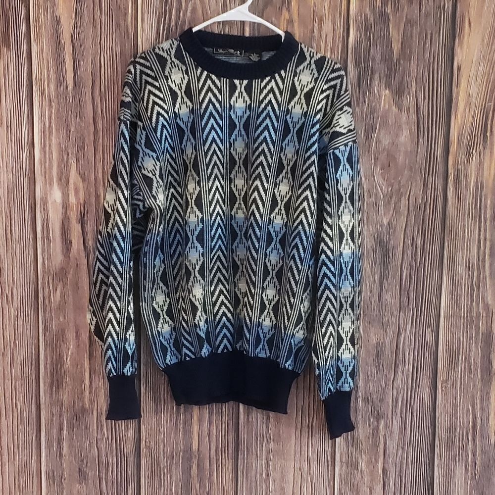 Vintage Coastal Grandpa Sweater